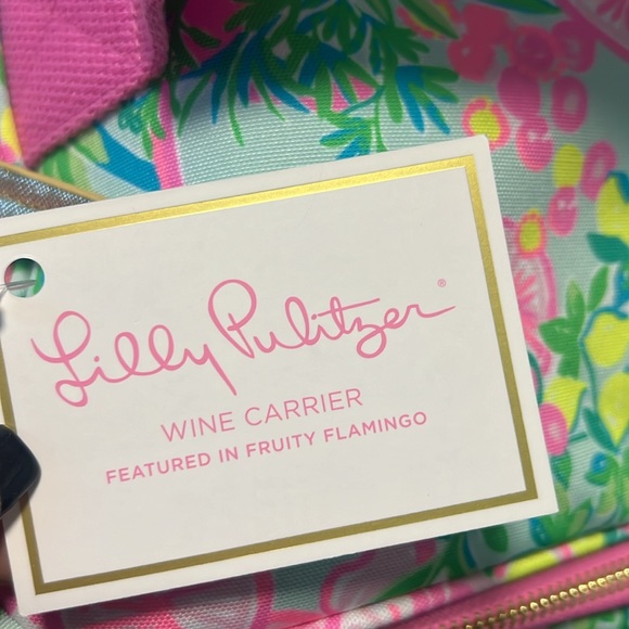 NWT Lilly Pulitzer Wine carrier - Picture 2 of 6